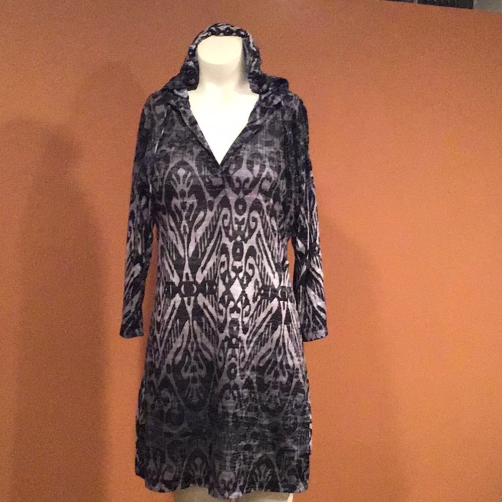 Balance Collection Batik Swim Cover-up -Med